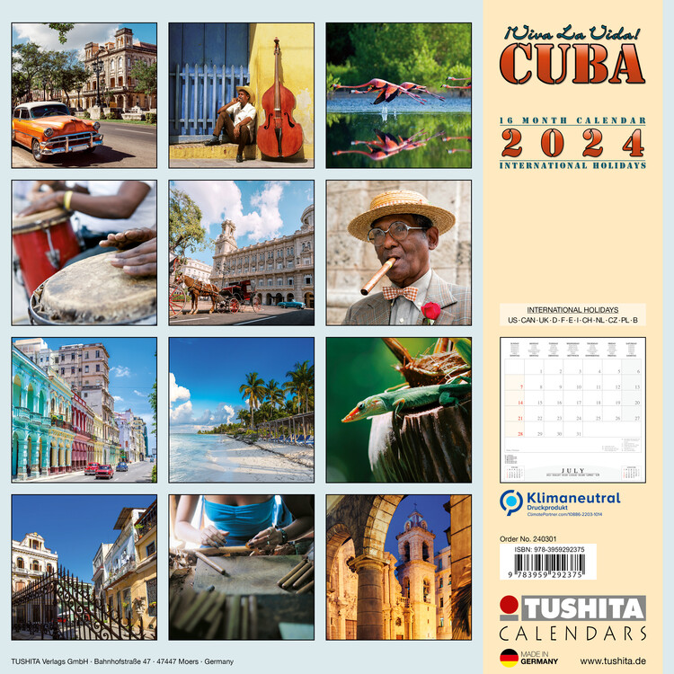 Kalendár 2024 Viva la viva! Cuba