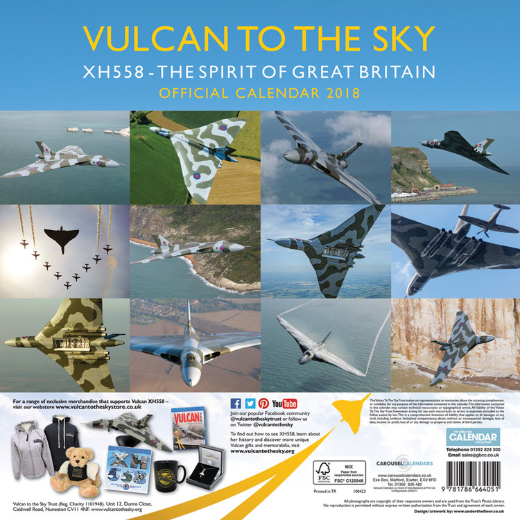 Vulcan To The Sky Kalendáře na zeď 2024 Kup na Posters.cz