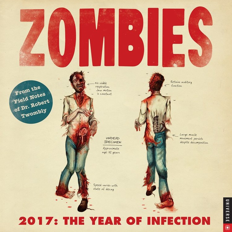 Kalendář 2018 Zombie