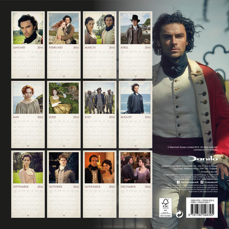 Poldark Kalendarz 2021 Kup na Posters.pl