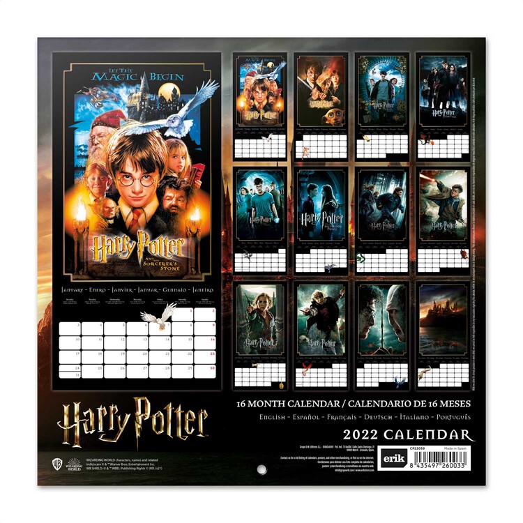 Harry Potter - Väggkalendrar 2024 | Köp på Europosters