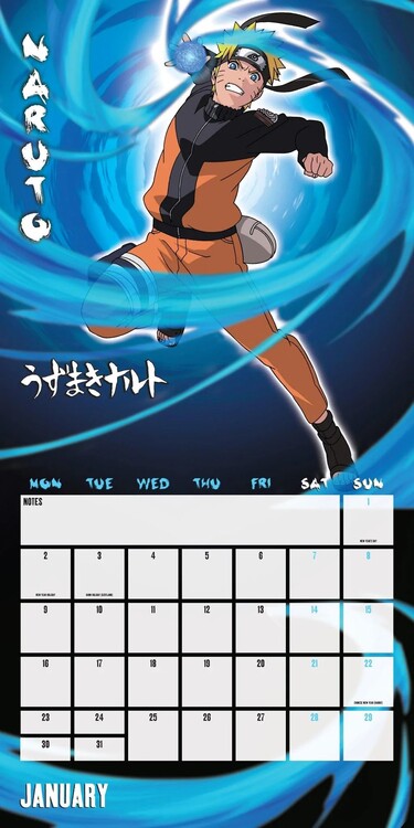 Kalender 2023 Naruto Shippuden