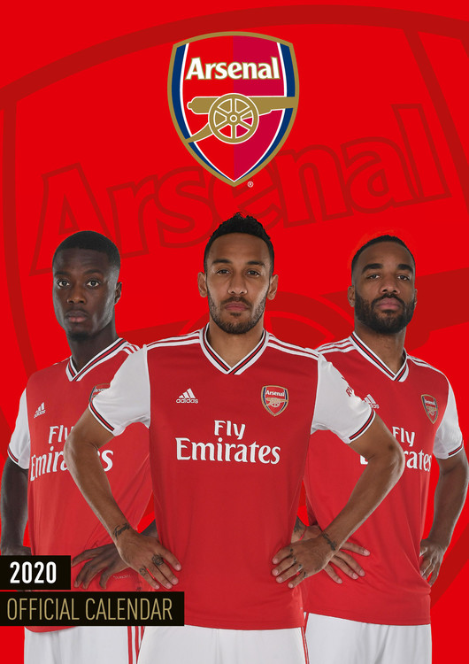 Arsenal FC Veggkalendre 2022 Kjøp hos Europosters.no