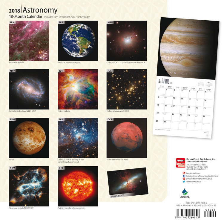 Astronomy - Wandkalender  bei Europosters