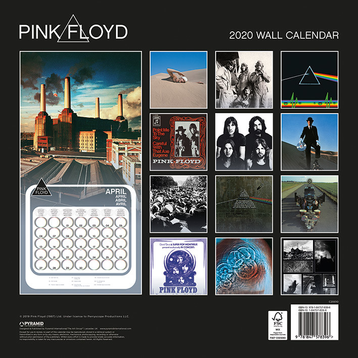 Pink Floyd Wandkalender bei Europosters