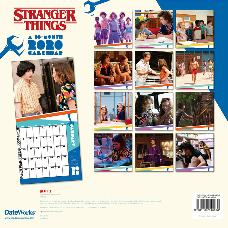 Kalender 2020 Stranger Things