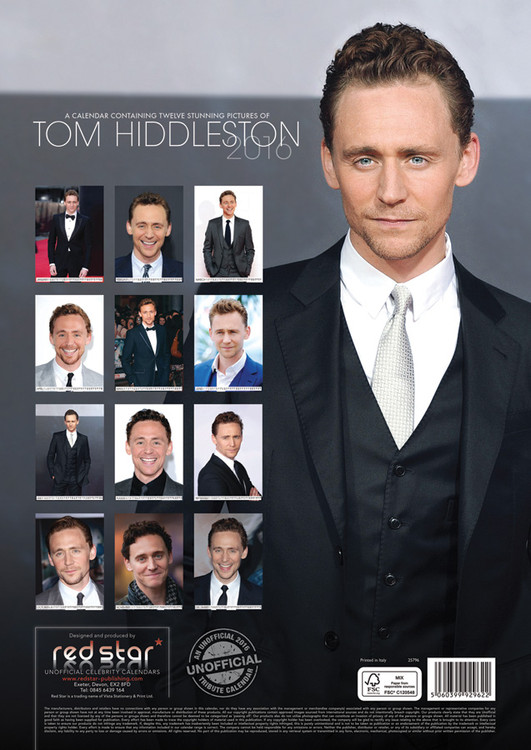 Tom Hiddleston Wandkalender 2022 Bei Europosters