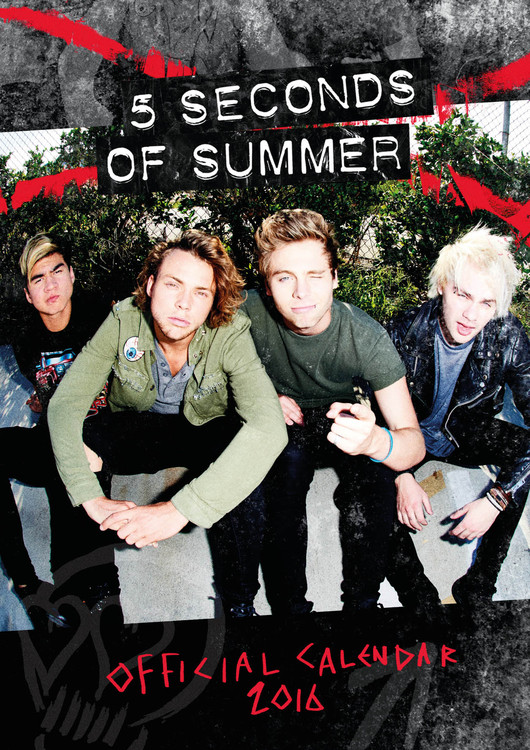 5 Seconds of Summer - Wandkalender 2016  Kaufen bei Europosters