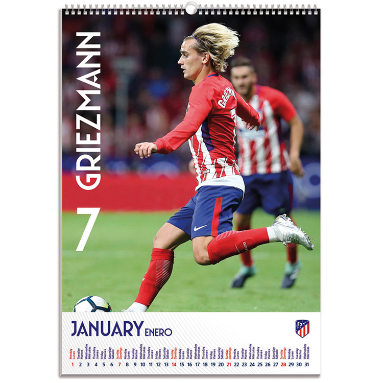 Athletico Madrid Wandkalender 2022 Bei Europosters