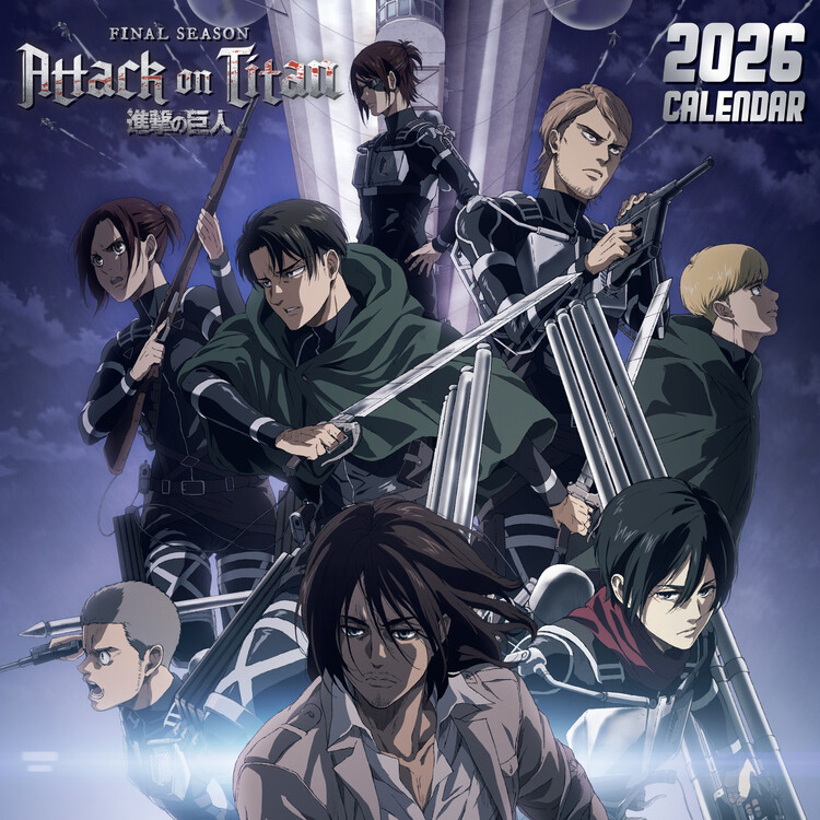 Kalender 2026 Attack On Titan