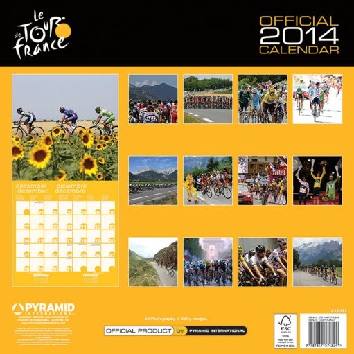 Calendar 2014 - TOUR DE FRANCE - Wandkalender 2014  Kaufen bei Europosters