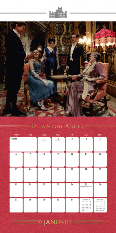 Downton Abbey Wandkalender 2022 Bei Europosters