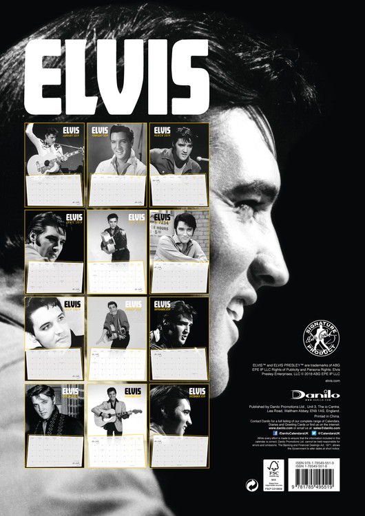  Kalender 2020 Elvis EuroPosters se