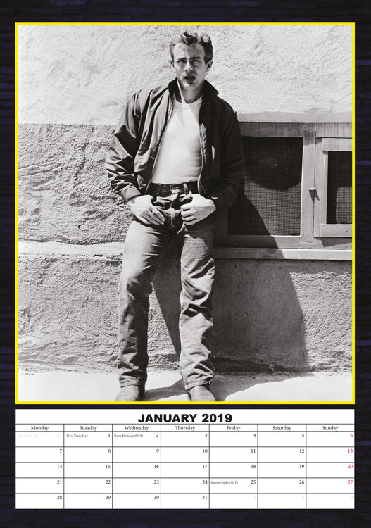 James Dean Wandkalender 2024 Kaufen bei Europosters