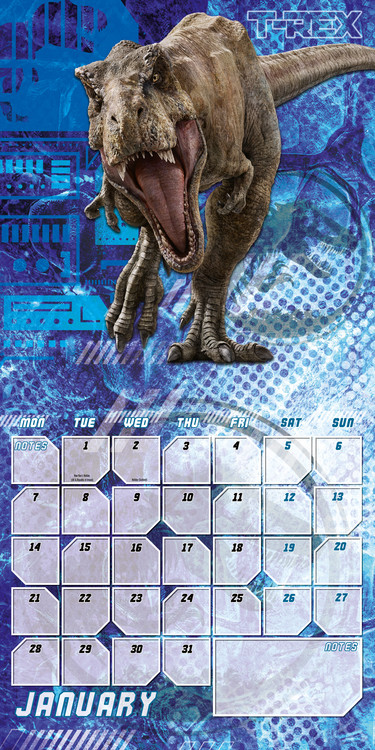 Jurassic World: Das gefallene Königreich - Wandkalender 2025  Kaufen bei Europosters