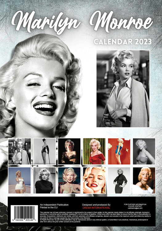 Marilyn Monroe - Wandkalender 2024  Kaufen bei Europosters