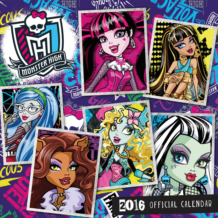 Monster High - Wandkalender 2024  Kaufen bei Europosters