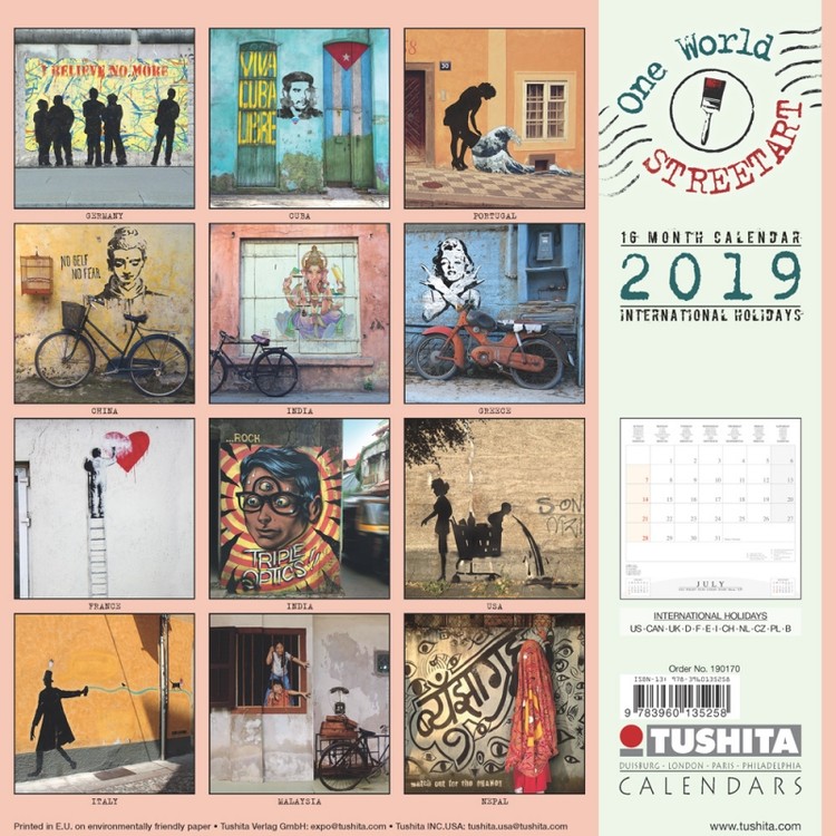 Kalender 2020 One World Street Art Bei Europosters