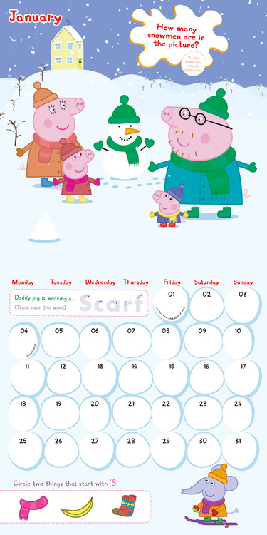 Peppa Wutz - Peppa Pig - Wandkalender 2015 | Kaufen bei Europosters