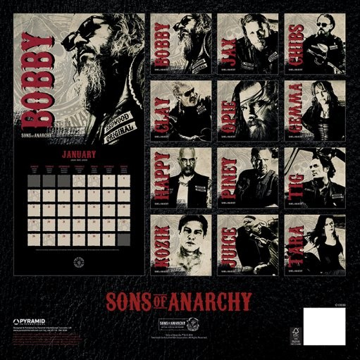 Sons of Anarchy Wandkalender 2024 Kaufen bei Europosters