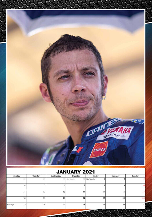 Kalender 2021 Valentino Rossi