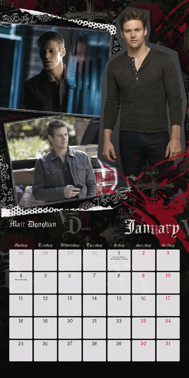 Vampire Diaries - Wandkalender 2024  Kaufen bei Europosters