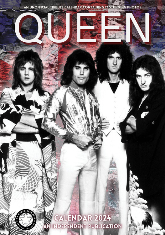 Queen Vægkalendere 2024 Køb på Europosters