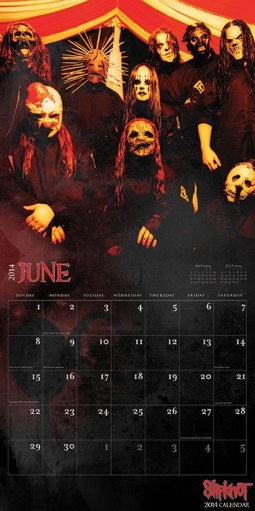 Calendar 14 Slipknot Wandkalenders Voor 22 Koop Bij Europosters