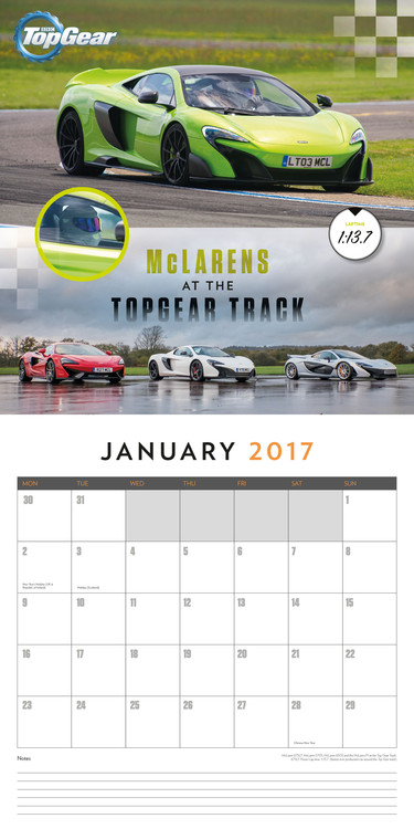 Top Gear - Wandkalenders Koop bij