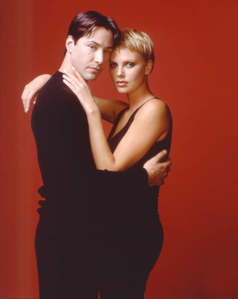 Samolepka Keanu Reeves & Charlize Theron, The Devil'S Advocate