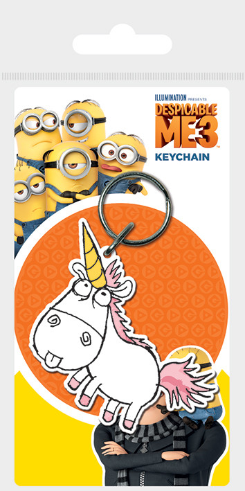 Despicable me store unicorn keychain