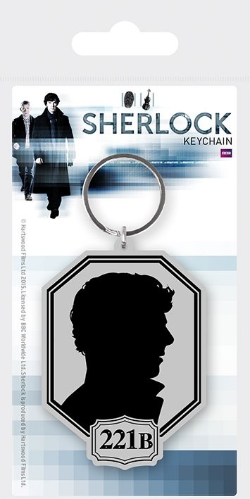 Keyring Sherlock Silhouette Tips for original gifts