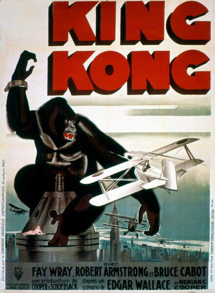 Samolepka King KONG, 1933