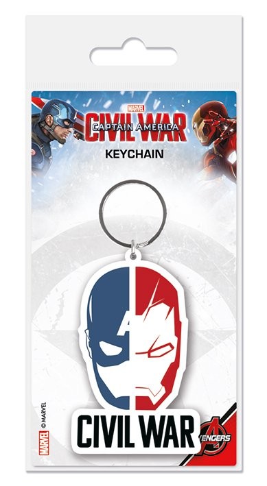 Klíčenka Captain America: Občanská válka - Face Split