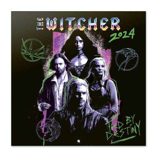 The Witcher Square Stenski Koledar 2024 Kupite Na Europosterji   The Witcher Square I195673 