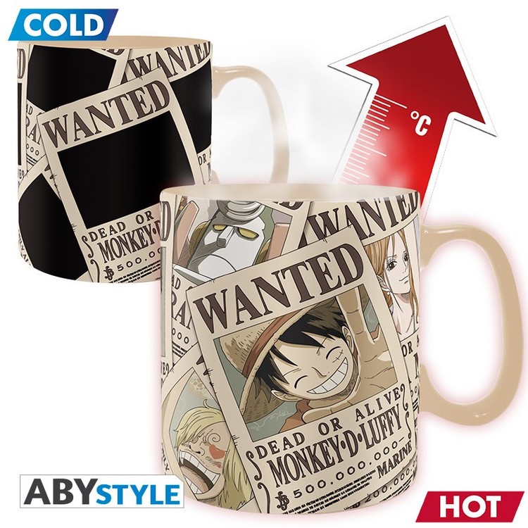 One Piece - Wanted Kubek