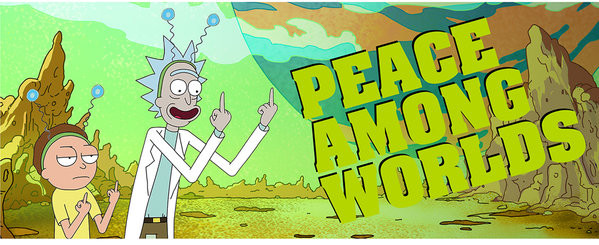 Kubek Rick And Morty - Peace