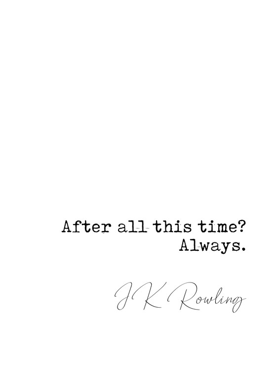 Kunstfotografier Quote Rowling