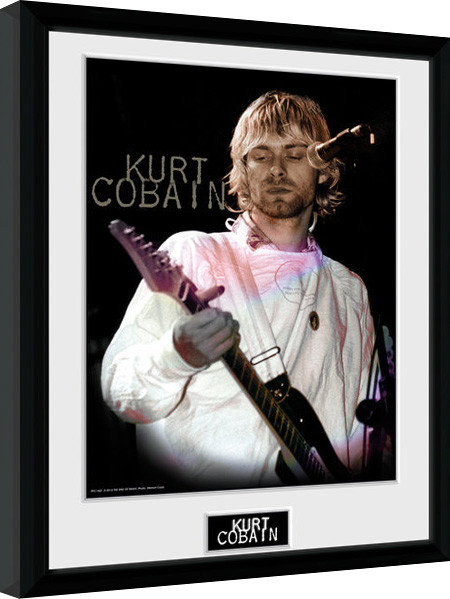 Keretezett poszter Kurt Cobain - Cook