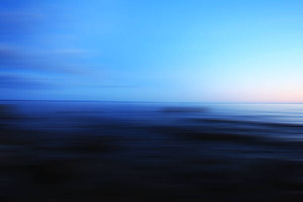 Billede på lærred abstract cold blue background with motion blur