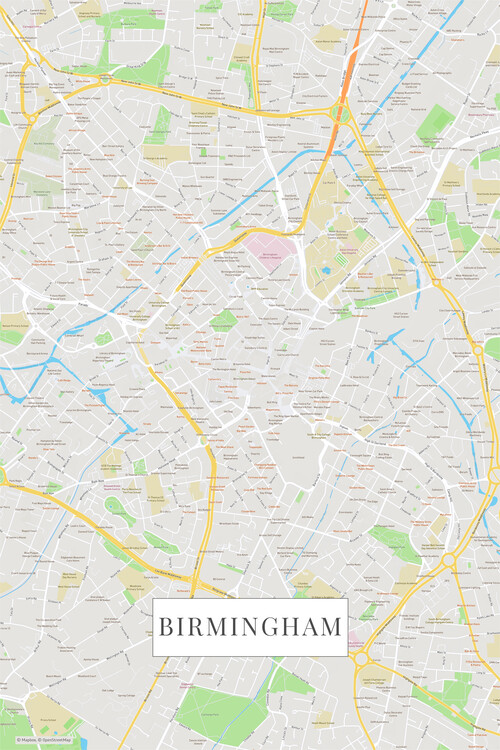 Billede på lærred Birmingham color