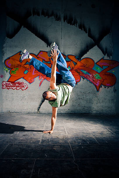 Billede på lærred Breakdancing