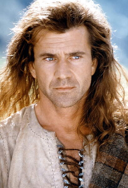 Billede på lærred Mel Gibson, Braveheart, 1995