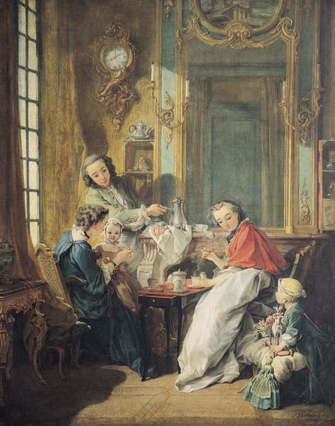 Billede på lærred The Afternoon Meal, 1739