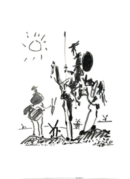 Reproducción de arte Don Quichotte