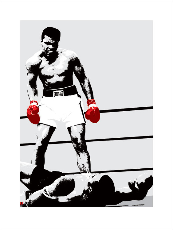 Reproducción de arte Muhammad Ali - Gloves