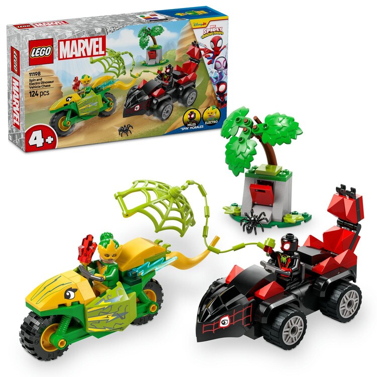 LEGO Lego - Marvel - Spin, Electro and a dinosaur vehicle chase 11198