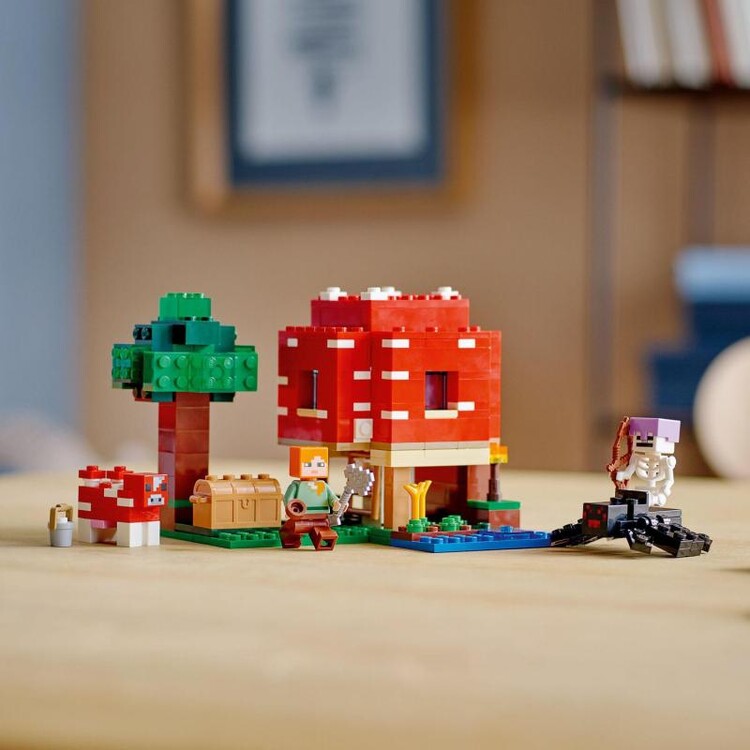 Costruzioni Lego Minecraft - Mushroom house, Poster, regali, merch