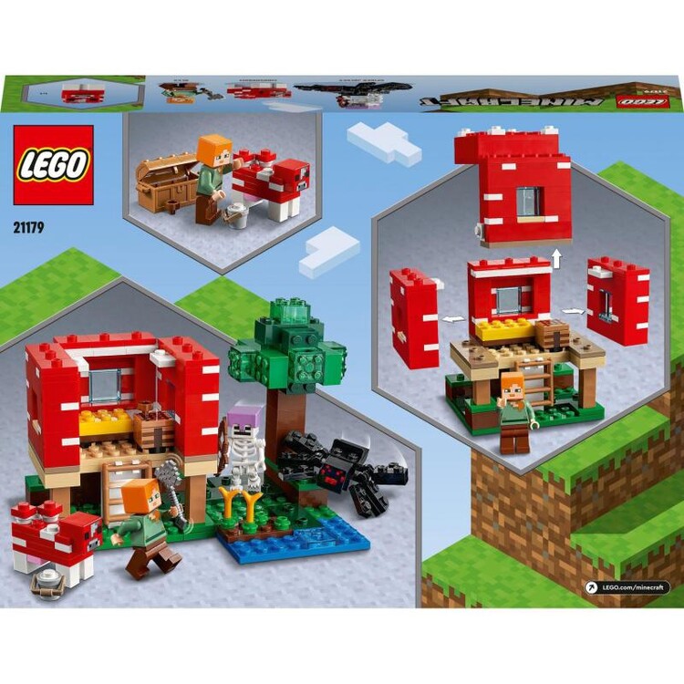 Building Kit Lego Minecraft - Mushroom house