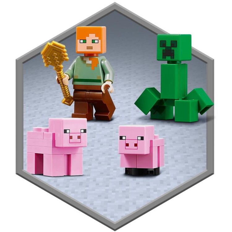 Minecraft cheap lego pig